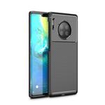 For Huawei Mate 30 Pro Beetle Series Carbon Fiber Texture Shockproof TPU Case(Black)