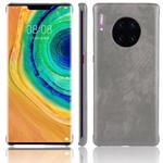 For Huawei Mate 30 Pro Shockproof Litchi Texture PC + PU Case(Gray)