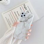 For iPhone 11 Pro TPU Smooth Marbled IMD Mobile Phone Case(Snow White F6)