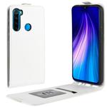 For Xiaomi Redmi Note 8 Crazy Horse Vertical Flip Leather Protective Case(White)