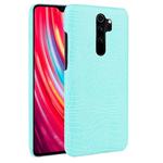 For Xiaomi Redmi Note 8 Pro Shockproof Crocodile Texture PC + PU Case(Light green)