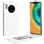 For Huawei Mate 30 Pro Crazy Horse Vertical Flip Leather Protective Case(White)