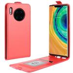 For Huawei Mate 30 Pro Crazy Horse Vertical Flip Leather Protective Case(Red)