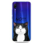 For Xiaomi Redmi 7 / Y3     3D Pattern Printing Extremely Transparent TPU Phone Case(NO Cat)