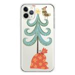 For iPhone 11 Pro Max Trendy Cute Christmas Patterned Case Clear TPU Cover Phone Cases(Big Christmas Tree)