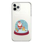 For iPhone 11 Pro Max Trendy Cute Christmas Patterned Case Clear TPU Cover Phone Cases(Crystal Ball)