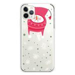 For iPhone 11 Pro Trendy Cute Christmas Patterned CaseTPU Cover Phone Cases(Hang Snowman)