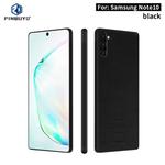 For Galaxy Note10 PINWUYO Pin Rui Series Classical Leather, PC + TPU + PU Leather Waterproof And Anti-fall All-inclusive Protective Shell(Black)