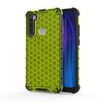 For OPPO Realme 5 Pro Shockproof Honeycomb PC + TPU Case(Green)