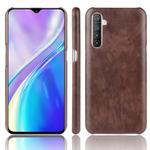 For OPPO Realme XT / X2 / K5  Shockproof Litchi Texture PC + PU Case(Brown)
