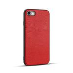 For iPhone SE 2022 / SE 2020 / 8 / 7  Litchi  PU Leather Anti-falling TPU Protective Case(Red)