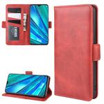 For OPPO Realme 5 Pro / Realme Q Dual-side Magnetic Buckle Horizontal Flip Leather Case with Holder & Card Slots & Wallet & Photo Frame(Red)