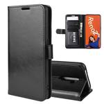 For OPPO RENO2  R64 Texture Single Fold Horizontal Flip Leather Case with Holder & Card Slots & Wallet(Black)