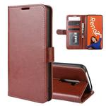 For OPPO RENO2  R64 Texture Single Fold Horizontal Flip Leather Case with Holder & Card Slots & Wallet(Brown)