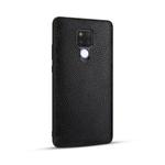 For Huawei Mate 20X Lychee Grain Cortex Anti-falling TPU Mobile Phone Shell Protective Case(Black)