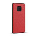 For Huawei Mate20 Pro Lychee Grain Cortex Anti-falling TPU Mobile Phone Shell Protective Case(Red)