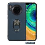 For Huawei Mate 30， 360 Rotary Multifunctional Stent PC+TPU Case with Magnetic Invisible Holder(Navy Blue)
