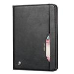 For iPad 10.2 Knead Skin Texture Horizontal Flip Leather Case with Photo Frame & Holder & Card Slots & Wallet(Black)