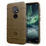 For Nokia 7.2  Full Coverage Shockproof TPU Case(Brown)