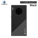For Huawei Mate 30 Pro PINWUYO Rong Series  Shockproof PC + TPU+ Chemical Fiber Cloth Protective Cover(Black)