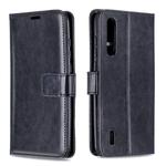 For Xiaomi Mi 9 Lite / CC9 Crazy Horse Texture Horizontal Flip Leather Case with Holder & Card Slots & Wallet & Photo Frame(Black)