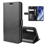 For Xiaomi Mi 9 Pro / Mi 9 Pro 5G   R64 Texture Single Fold Horizontal Flip Leather Case with Holder & Card Slots & Wallet(Black)