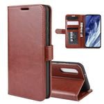 For Xiaomi Mi 9 Pro / Mi 9 Pro 5G   R64 Texture Single Fold Horizontal Flip Leather Case with Holder & Card Slots & Wallet(Brown)