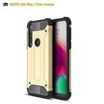 For Moto G8 Play Magic Armor TPU + PC Combination Case(Gold)
