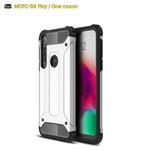 For Moto G8 Play Magic Armor TPU + PC Combination Case(Silver)