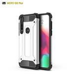 For Moto G8 Plus   Magic Armor TPU + PC Combination Case(Silver)