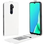 For OPPO A9 (2020) Crazy Horse Vertical Flip Leather Protective Case(White)