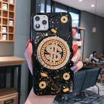 For iPhone 11 Pro Max For iPhone 11 Pro Rotating Money More Relief Device Phone Case(Black)