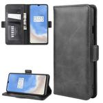 For OnePlus 7T Dual-side Magnetic Buckle Horizontal Flip Leather Case with Holder & Card Slots & Wallet & Photo Frame(Black)