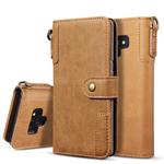 For Galaxy Note9 Cowhide Texture Horizontal Flip Leather Case with Holder & Card Slots & Wallet & Lanyard(Brown)