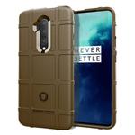 For OnePlus 7T Pro Full Coverage Shockproof TPU Case(Brown)