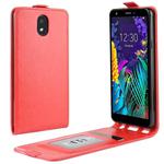 For LG K30 2019 / X2 2019 Crazy Horse Vertical Flip Leather Protective Case(Red)