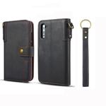For Galaxy Note10 Cowhide Texture Horizontal Flip Leather Case with Holder & Card Slots & Wallet & Lanyard(Black)