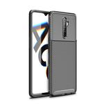 For OPPO Reno  Ace Beetle Series Carbon Fiber Texture Shockproof TPU Case(Black)