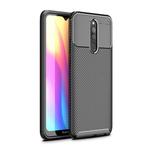 For Xiaomi Redmi 8  Beetle Series Carbon Fiber Texture Shockproof TPU Case(Black)