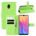 For Xiaomi Redmi 8A Litchi Texture Horizontal Flip Leather Case with Wallet & Holder & Card Slots(Green)