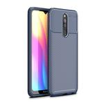 For Xiaomi Redmi 8A Carbon Fiber Texture Shockproof TPU Case(Blue)