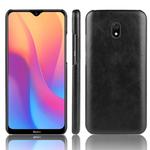 For Xiaomi Redmi 8A Shockproof Litchi Texture PC + PU Case(Black)