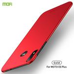 For MOTO E6 Plus MOFI Frosted PC Ultra-thin Hard Case(Red)