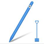 Suitable For Apple Pencil1 Generation StylusTouch Pen Silicone Protective Cover Pen Cap(Blue)