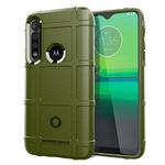 For Moto G8 Play Full Coverage Shockproof TPU Case(Army Green)
