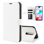 For Xiaomi Redmi 8 R64 Texture Single Fold Horizontal Flip Leather Case with Holder & Card Slots & Wallet(White)