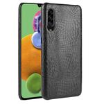 For Galaxy A70s Shockproof Crocodile Texture PC + PU Case(Black)