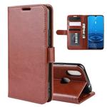 For LEAGOO M13 R64 Texture Single Fold Horizontal Flip Leather Case with Holder & Card Slots & Wallet(Brown)