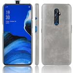 For Oppo Reno2 Z/2F Shockproof Litchi Texture PC + PU Case(Gray)