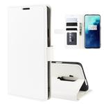 For OnePlus 7T Pro R64 Texture Single Fold Horizontal Flip Leather Case with Holder & Card Slots & Wallet(White)